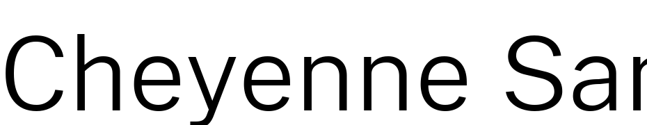 Cheyenne Sans Light Font Download Free