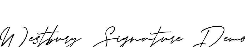 Westbury Signature Demo Version Font Download Free