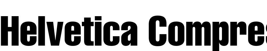 Helvetica Compressed Fuente Descargar Gratis