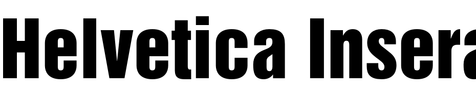Helvetica Inserat Cyrillic Upright Font Download Free