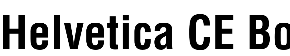 Helvetica CE Bold Condensed Font Download Free