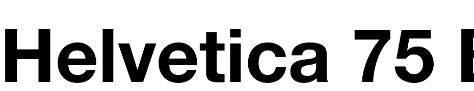 Helvetica 75 Bold Font Download Free