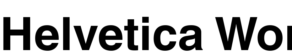Helvetica World Bold Font Download Free