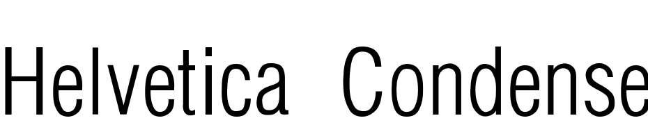 Helvetica Condensed Light Li Font Download Free