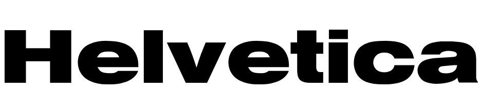 Helvetica* Extended Bold Font Download Free