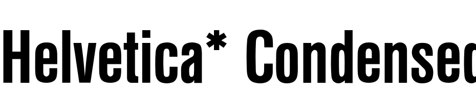 Helvetica* Condensed Medium Yazı tipi ücretsiz indir