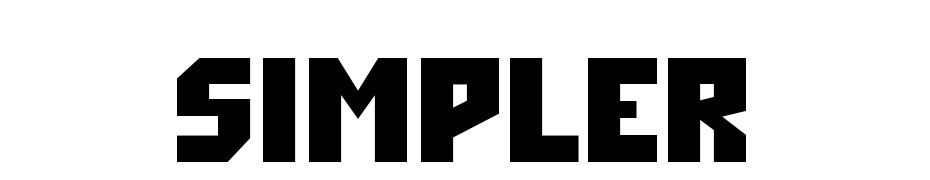 A_Simpler Bold Polices Telecharger