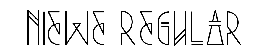 Niewe Regular Font Download Free