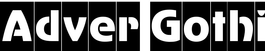 Adver Gothic Italic Yazı tipi ücretsiz indir