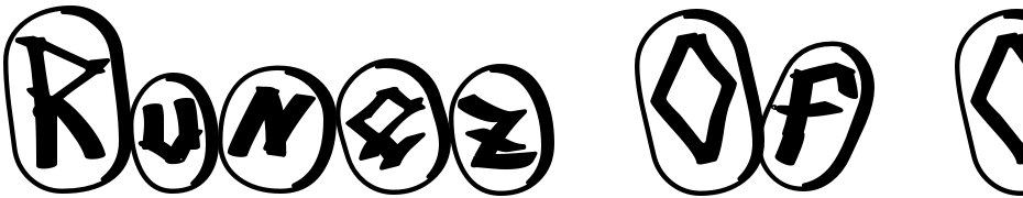 Runez Of Omega Three cкачати шрифт безкоштовно