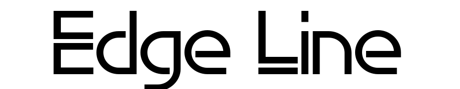 Edge Line Font Download Free