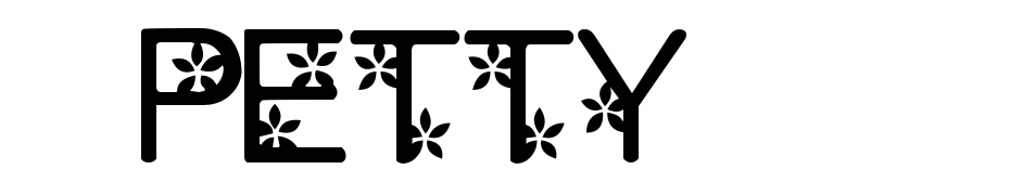 Petty1.0 Font Download Free