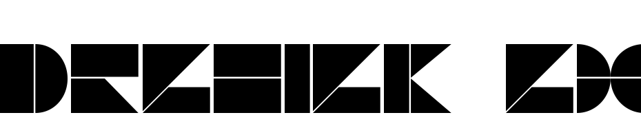 Drebiek Expanded Black Font Download Free