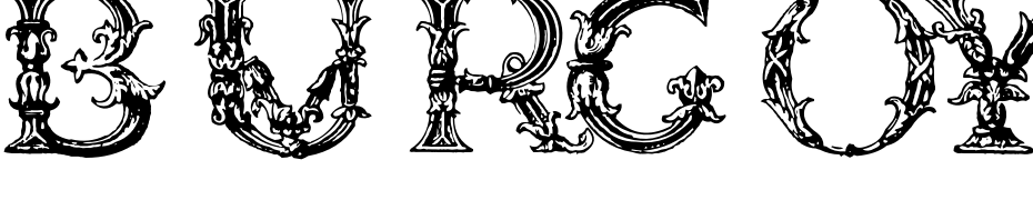 Burgoyne_Initials Font Download Free