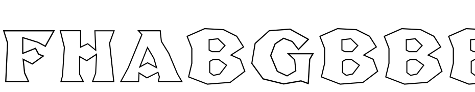 FHABGBBBNC cкачати шрифт безкоштовно