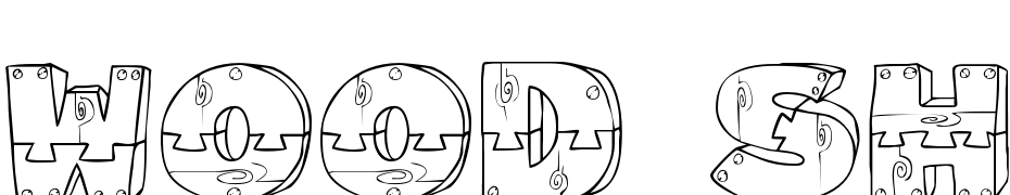 Wood Shapes Schrift Herunterladen Kostenlos