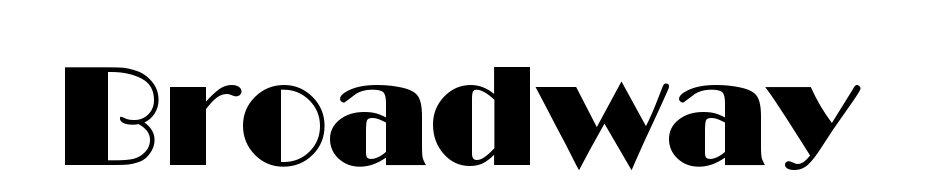 Broadway Font Download Free