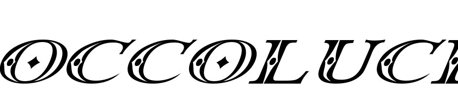 Occoluchi Italic Schrift Herunterladen Kostenlos