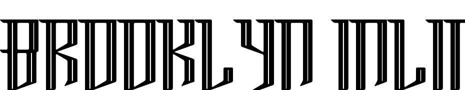 Brooklyn Inline Font Download Free
