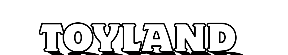 Toyland Outline A Font Download Free