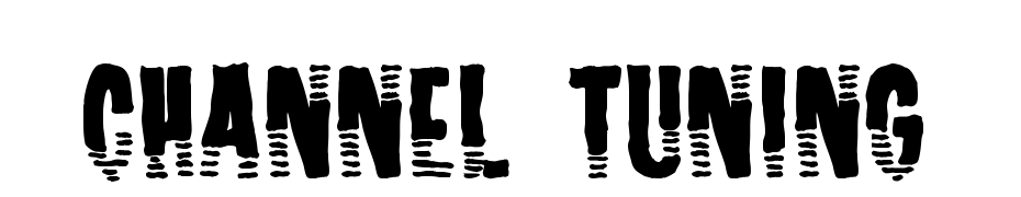 Channel Tuning Font Download Free