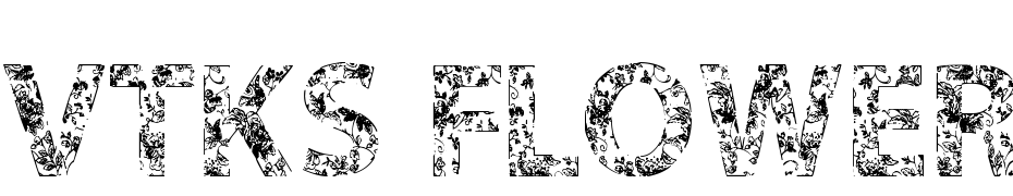 VTKS FLOWERS IN OUR SOUL Font Download Free