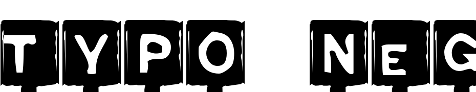 Typo Negative Font Download Free