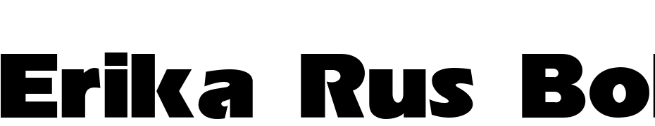 Erika Rus Bold Scarica Caratteri Gratis