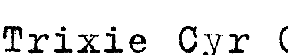 Trixie Cyr Cameo Font Download Free