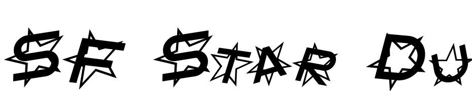 SF Star Dust Italic Polices Telecharger