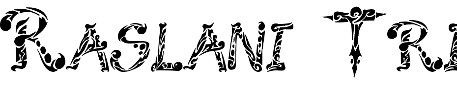 Raslani Tribal Font Download Free