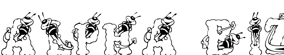 Alpha Bizzy Bee Schrift Herunterladen Kostenlos