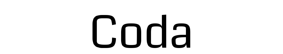 Coda Font Download Free