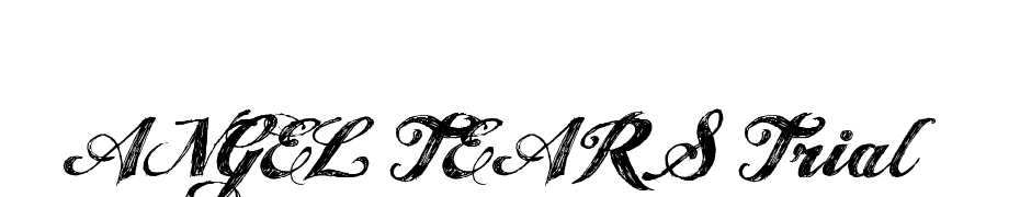 ANGEL TEARS Trial Font Download Free