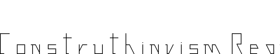 Construthinvism Regular Scarica Caratteri Gratis