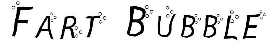 Fart Bubble Font Download Free