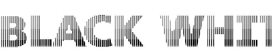 Black White Grids B Font Download Free