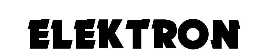 Elektron Normal Scarica Caratteri Gratis