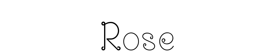 Rose Fuente Descargar Gratis