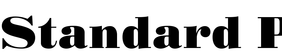 Standard Poster C Font Download Free