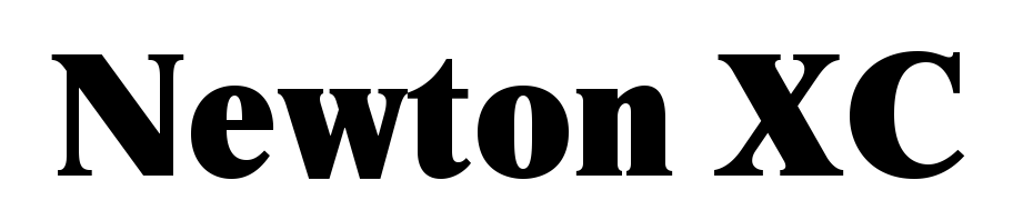 Newton XC Font Download Free