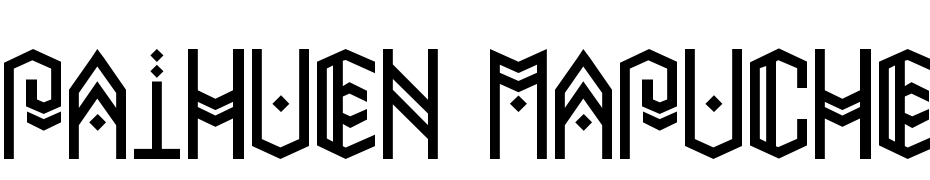 Paihuen Mapuche Fuente Descargar Gratis