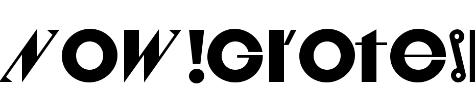 Now!Grotesk Font Download Free