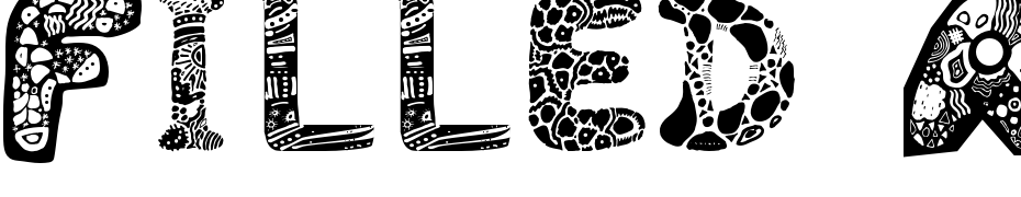Filled ABC Font Download Free