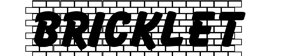 Brickletter cкачати шрифт безкоштовно