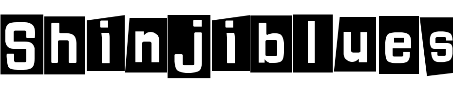 SHINJI BLUES Polices Telecharger