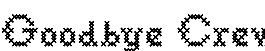 Goodbye Crewel World NF Font Download Free