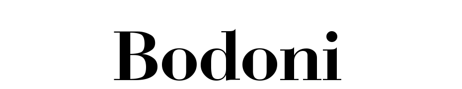 Bodoni cкачати шрифт безкоштовно