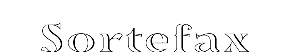 Sortefax Font Download Free