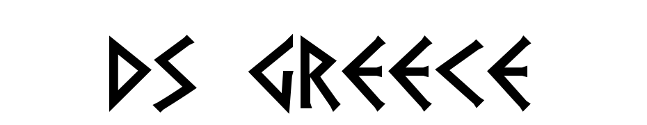 DS Greece Font Download Free